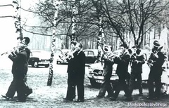 Historische Aufnahme der Blaskapelle